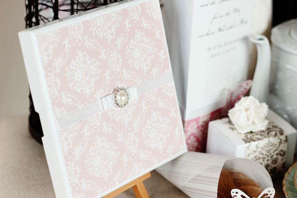 wedding invites and place cards